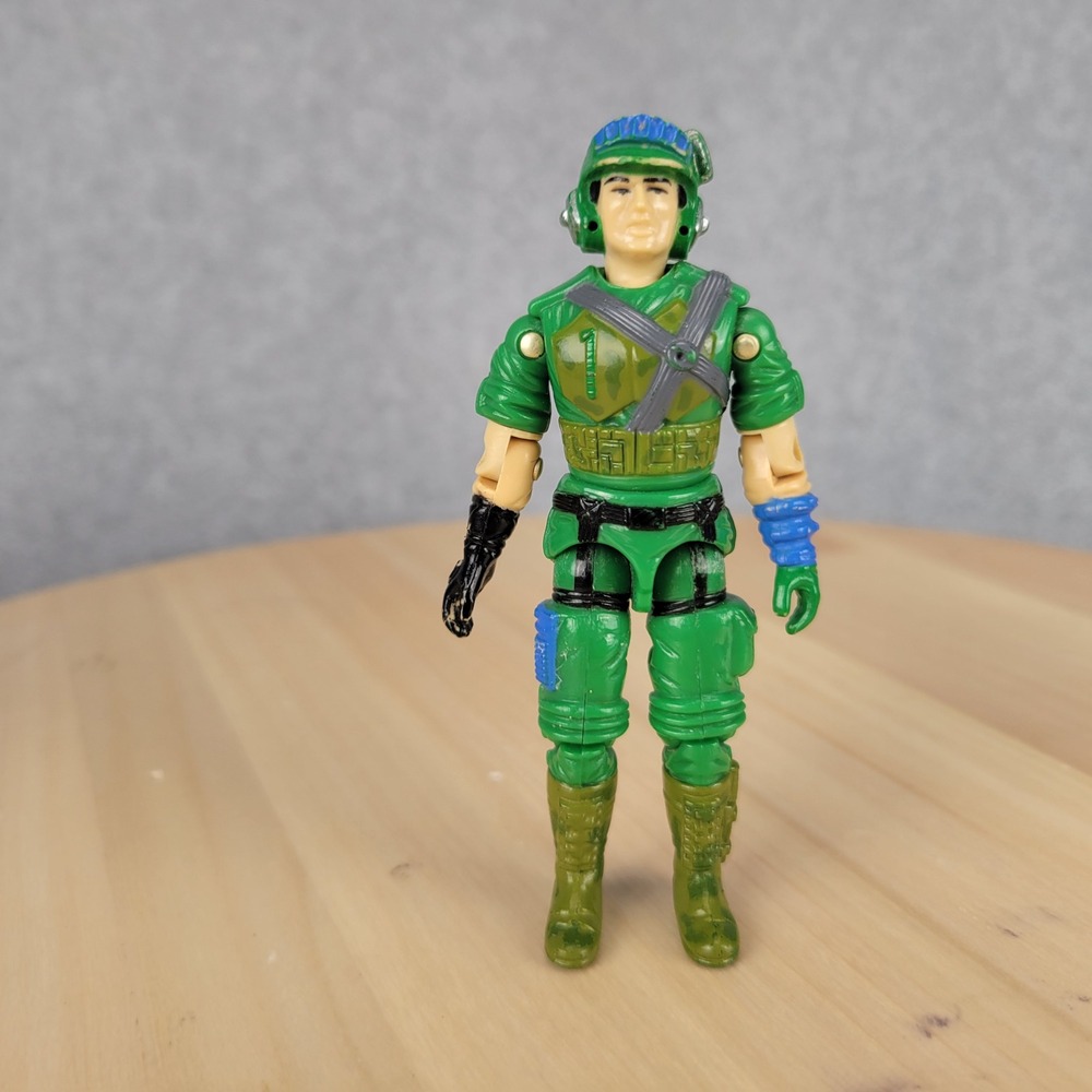 Hasbro GI Joe Blaster Action Figure 1987 3.75" Green Vintage ARAH
